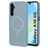 Mobiparts Slim Line Samsung Galaxy A16 MagSafe Plastique rigide Coque arrière - Sage Green
