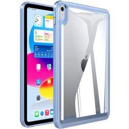 Mobigear Crystal Coque iPad 10 (2022) Coque Arrière Rigide - Transparent / Bleu
