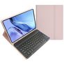 Mobigear Keys Coque iPad Pro 11 Pouces (2024) Etui Clavier Bluetooth QWERTY + Porte-crayon - Rose