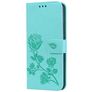 Mobigear Roses Huawei Mate 20 Pro Étui Portefeuille - Turquoise