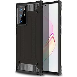Mobigear Outdoor Coque Samsung Galaxy Note 20 Ultra Coque arrière Rigide Anti-Chocs - Noir
