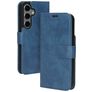 Mobiparts Classic Wallet Housse Samsung Galaxy S24 Etui Porte-Monnaie - Steel Blue