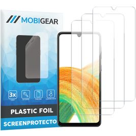 Mobigear Samsung Galaxy A33 Protection d'écran Film - Compatible Coque (Lot de 3)