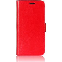 Mobigear Wallet Housse Motorola One Fusion Plus Etui Porte-Monnaie - Rouge