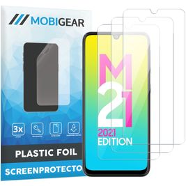 Mobigear Samsung Galaxy M21 Protection d'écran Film - Compatible Coque (Lot de 3)