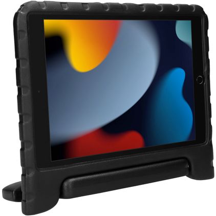 Mobiparts Kids Coque iPad 8 (2020) Coque de tablette pour enfants avec Poignée Enfants en EVA - Noir