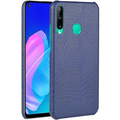 Mobigear Croco Coque Huawei P40 Lite E Coque arrière Rigide - Bleu