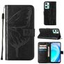 Mobigear Butterfly Housse Realme 9 Pro Etui Porte-Monnaie - Noir