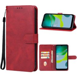 Mobigear Wallet Housse Motorola Moto E13 Etui Porte-Monnaie - Rouge