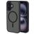 Mobiparts Hardcover Coque iPhone 16 MagSafe Coque arrière Rigide - Satin Black