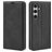 Mobigear Retro Slim Housse Samsung Galaxy S24 FE Etui Porte-Monnaie - Noir