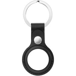 Mobigear Keychain Coque Porte-clés pour Apple AirTag - Noir