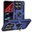 Mobigear Armor ring Coque Xiaomi 15 Coque arrière Rigide Anti-Chocs avec Anneau-Support - Bleu