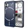Mobigear Brushed Slim Coque Nothing Phone (2) Coque arrière en TPU Souple - Bleu