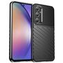 Mobigear Groove Coque Samsung Galaxy A55 Coque arrière en TPU Souple - Noir