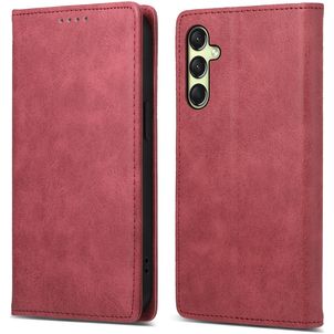 Mobigear Wallet Housse Samsung Galaxy A16 Etui Porte-Monnaie - Rouge