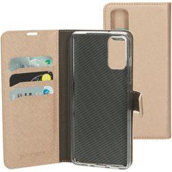 Mobiparts Saffiano Wallet Housse Samsung Galaxy S20 Etui Porte-Monnaie - Copper