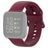 Mobigear Sport Buckle Bracelet Silicone Fitbit Versa Fermeture boucle ardillon - Rouge