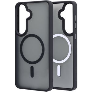 Mobiparts Hardcover Coque Samsung Galaxy S26 Plus MagSafe Coque arrière Rigide - Satin Black