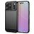 Mobigear Brushed Slim iPhone 18 Pro TPU souple Coque arrière - Noir