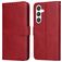 Mobigear Wallet Housse Samsung Galaxy S24 Etui Porte-Monnaie - Rouge