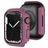 Mobigear Colors Coque Apple Watch - 45 mm Thin Coque Rigide - Bordeaux