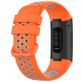 Mobigear Sport Plus Buckle Bracelet Silicone Fitbit Charge 3 Fermeture boucle ardillon - Orange