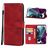 Mobigear Wallet Housse Motorola Moto G200 5G Etui Porte-Monnaie - Rouge