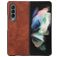 Mobigear Excellent Samsung Galaxy Z Fold 4 Plastique rigide Coque arrière - Marron