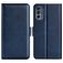 Mobigear Slim Magnet Motorola Moto G62 Étui Portefeuille - Bleu foncé