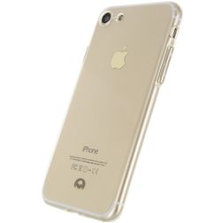 Mobilize Gelly Coque Transparente iPhone 7 Coque arrière en TPU Souple - Transparent