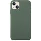 Mobigear Rubber Touch Coque iPhone 15 Plus Coque arrière en Silicone - Vert