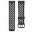 Mobigear Sport Plus Buckle Bracelet Silicone pour Fitbit Charge 5 Fermeture boucle ardillon - Noir