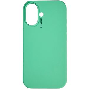 Nudient Base Coque iPhone 16 Plus Coque arrière en Silicone - Mint Green