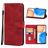 Mobigear Wallet HONOR X8 Étui Portefeuille - Rouge
