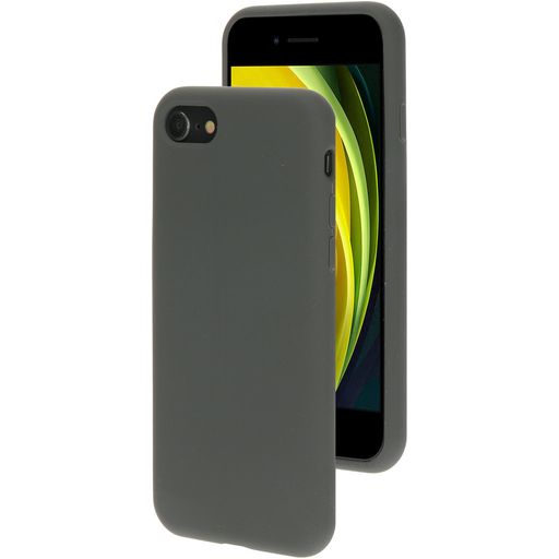 Mobiparts Coque iPhone 8 Coque arrière en Silicone - Urban Grey