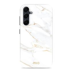 MIO Coque Samsung Galaxy A35 MagSafe Coque arrière Rigide - White Marble