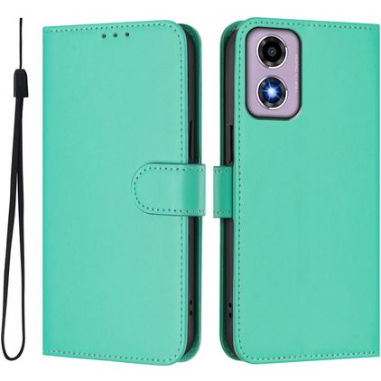 Mobigear Urban Wallet Housse Motorola Moto G04 Etui Porte-Monnaie - Vert