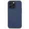 Mobigear Rubber Touch Coque iPhone 14 Pro Max Coque arrière en Silicone - Bleu Marin