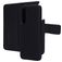 Mobiparts Samsung Galaxy A37 Coque Cuir véritable Étui 2en1 avec coque amovible Portefeuille - Noir