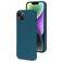 Mobiparts Coque iPhone 14 Plus Coque arrière en Silicone - Blueberry Blue