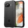 Mobigear Rugged Shield Coque Google Pixel 9a Coque arrière en TPU Souple Anti-Chocs - Noir