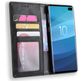 Mobigear Sensation Housse Samsung Galaxy S10 Plus Etui Porte-Monnaie - Noir
