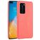 Mobigear Croco Huawei P40 Plastique rigide Coque arrière - Rouge