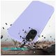 Mobigear Rubber Touch Coque iPhone 16 Coque arrière en Silicone - Violet