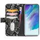 Mobilize Magnet Zipper Housse Samsung Galaxy S21 FE Etui avec Coque Détachable Porte-Monnaie - Noir
