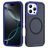 Mobigear Rugged Mag Coque iPhone 16 Pro Max MagSafe Coque arrière Rigide Anti-Chocs - Bleu Marin