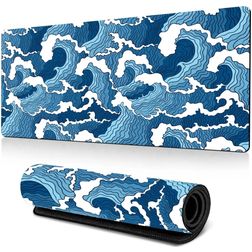 Mobigear Anti-Slip Tapis de souris - 40 x 90 cm - Abstract Fluid 27
