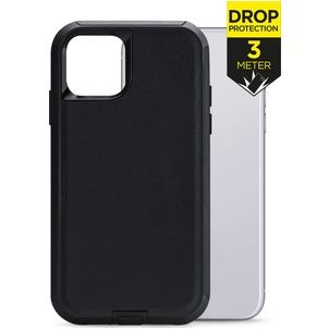 Mobilize Defender iPhone XR Plastique rigide Coque arrière Antichoc - Noir