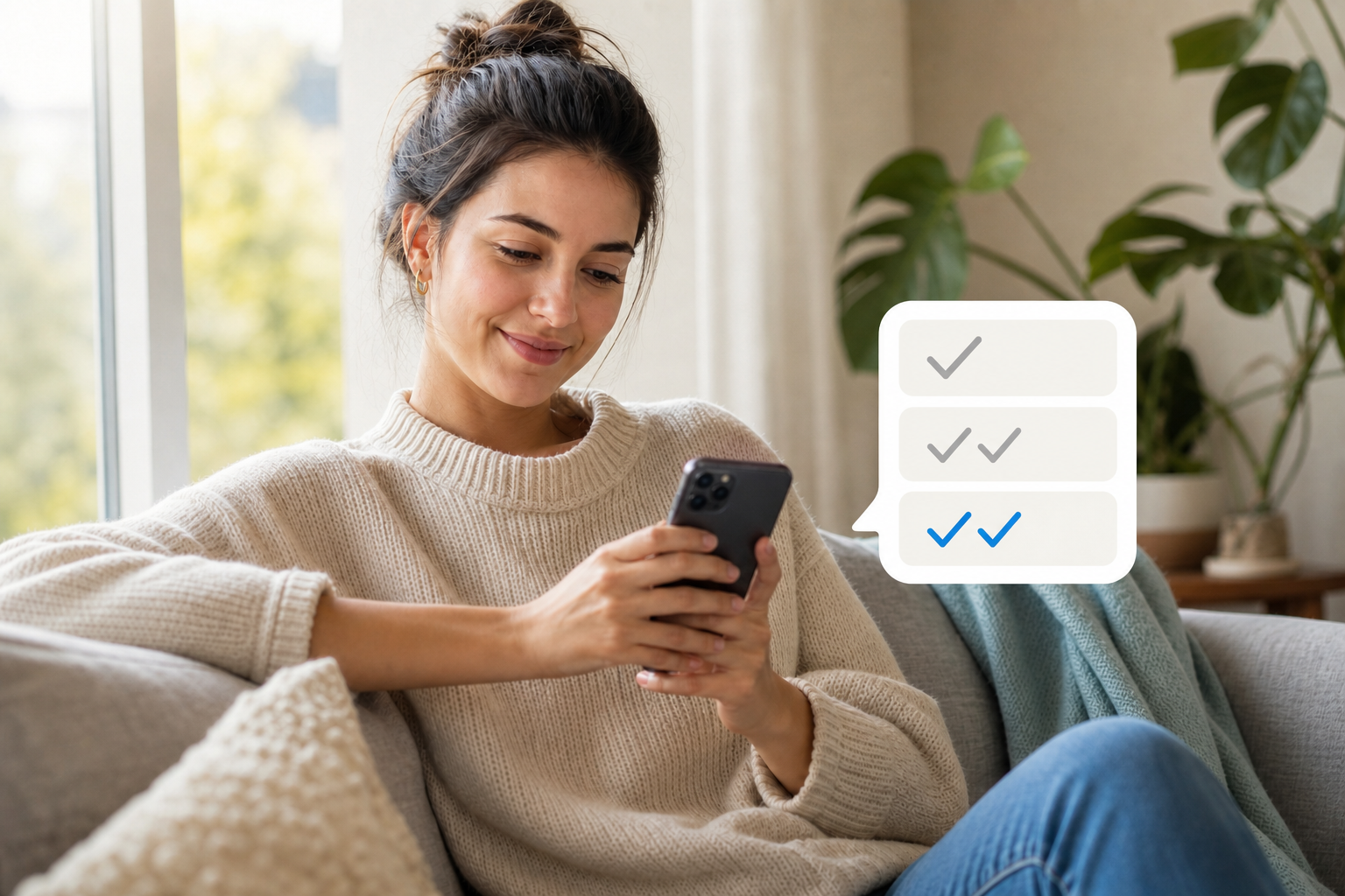 Que sont les accusés de réception et les coches bleues sur WhatsApp ?